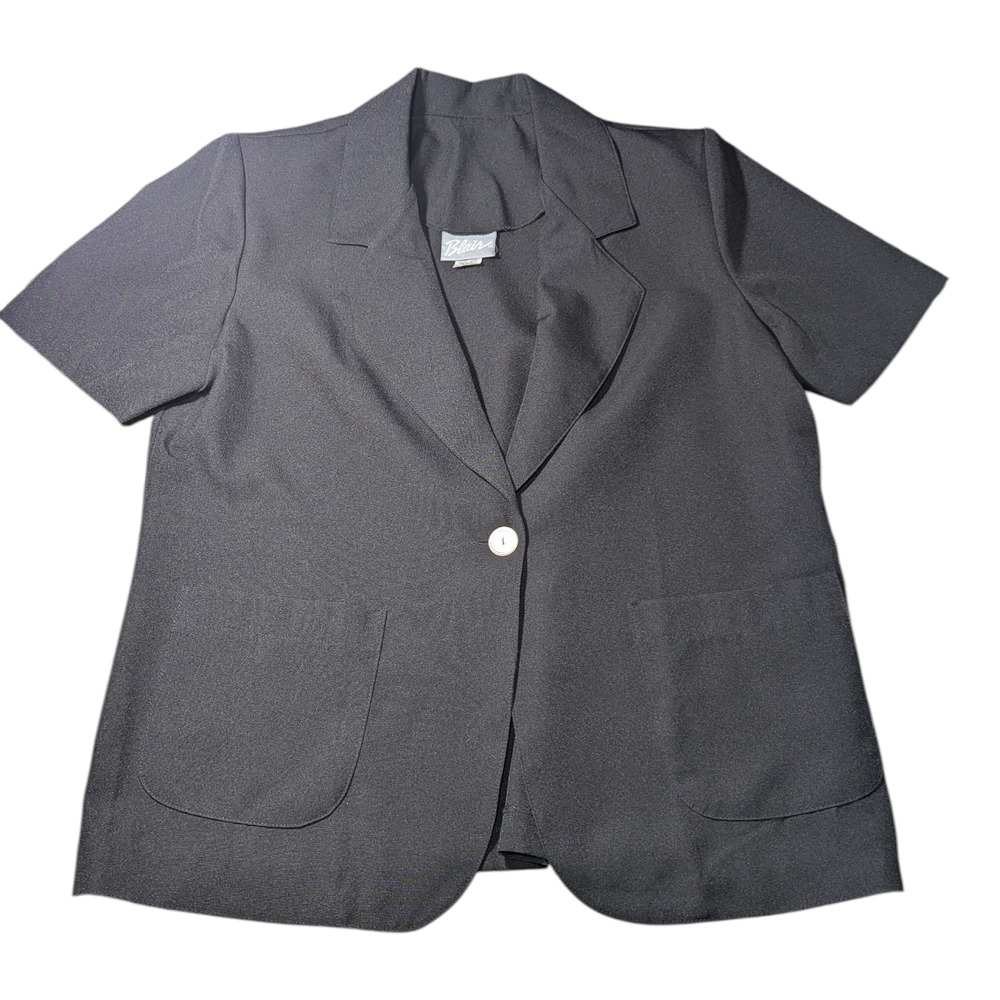 Blair Women's Black Blazer Size 18 Business Top